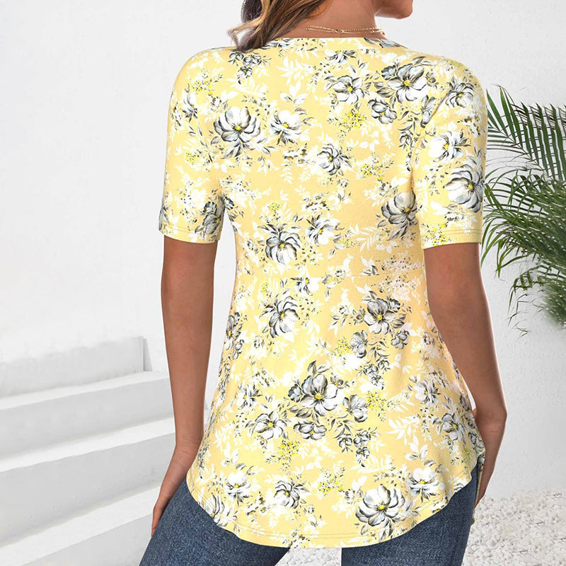 Elegant Floral Print Blouse Susan Julie elegant-floral-print-blouse-susan-julie