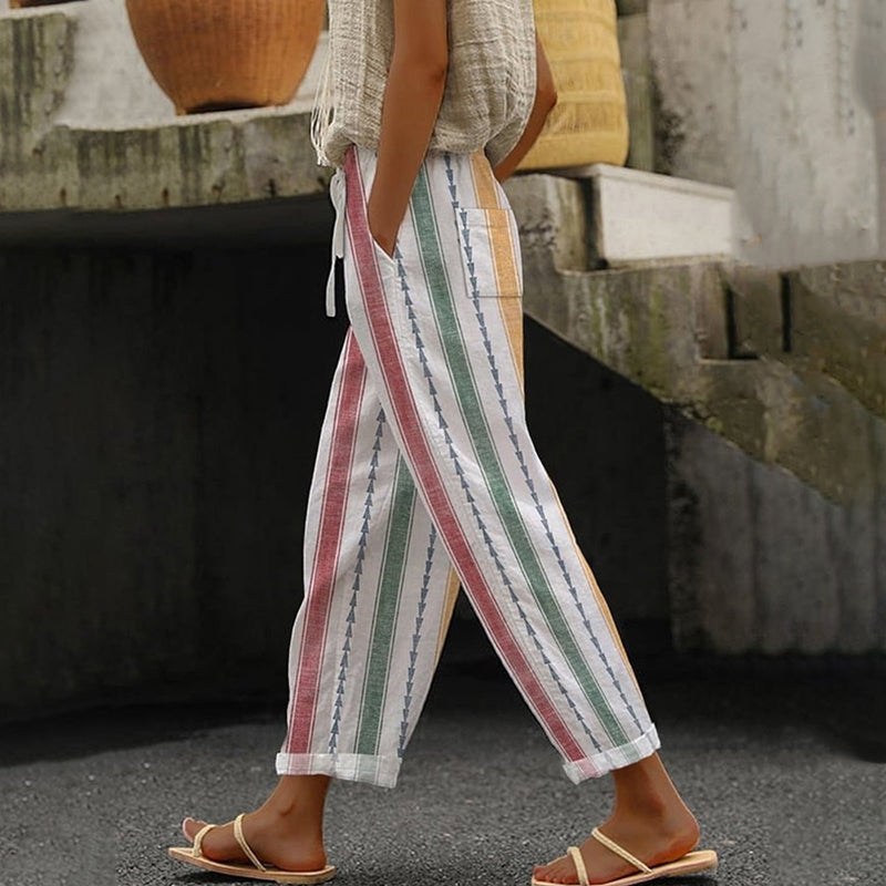 Casual Striped Pants