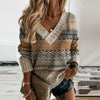Patchwork Casual Knitted Sweater