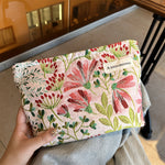 Vintage Flower Embroidered Bag