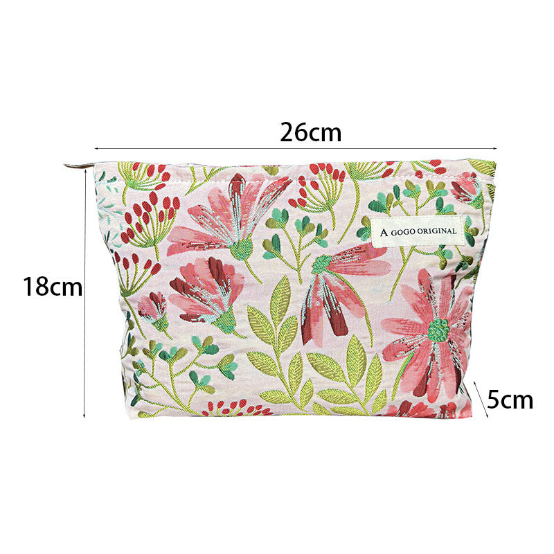 Vintage Flower Embroidered Bag