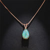 Vintage Water Drop Pendant Necklace