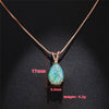 Vintage Water Drop Pendant Necklace