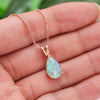 Vintage Water Drop Pendant Necklace