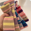 Colourful Striped Warm Gloves