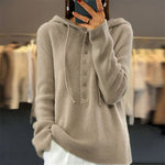 Solid Colour Hooded Sweater