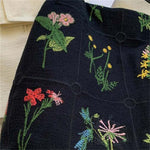 Vintage Flower Embroidery Bag