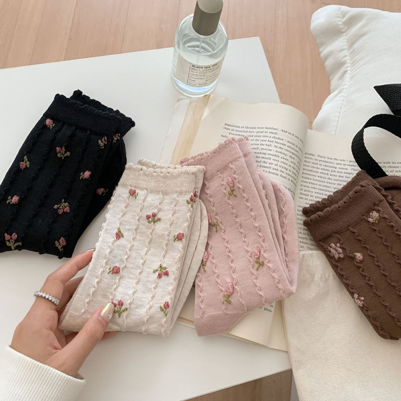 Casual Floral Socks