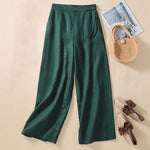 【Cotton And Linen】Casual Wide Leg Trousers