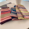 Colourful Striped Warm Gloves