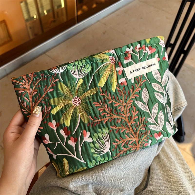 Vintage Flower Embroidered Bag