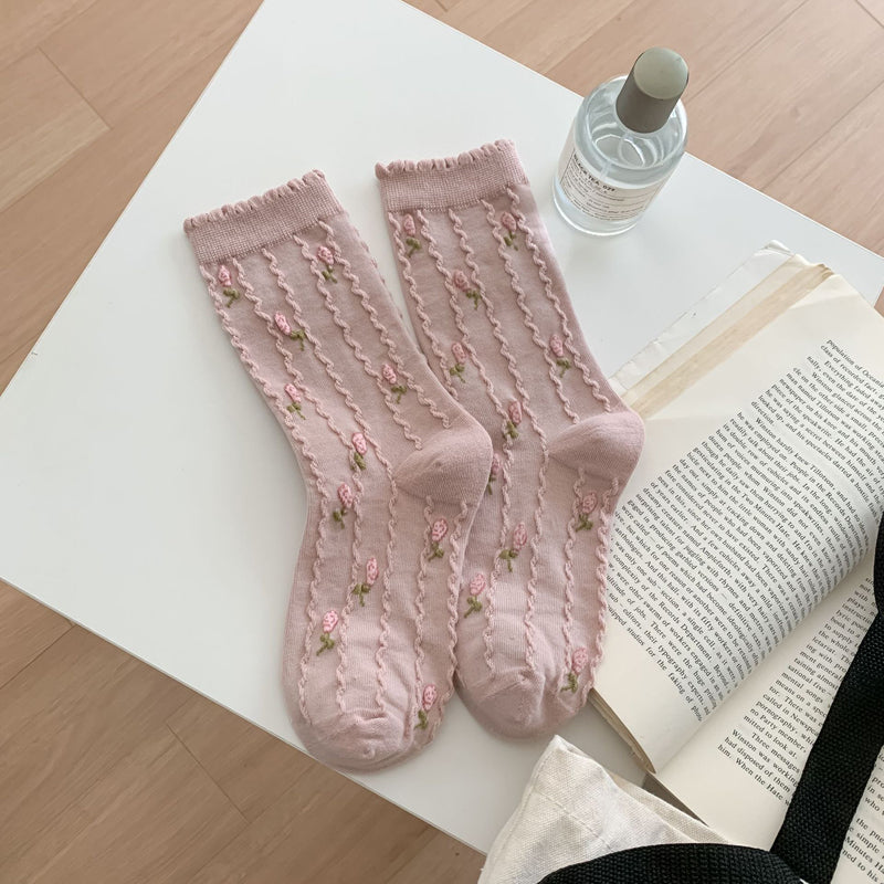 Casual Floral Socks
