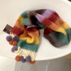 Colourful Striped Warm Scarf