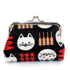 Cat Print Coin Purse