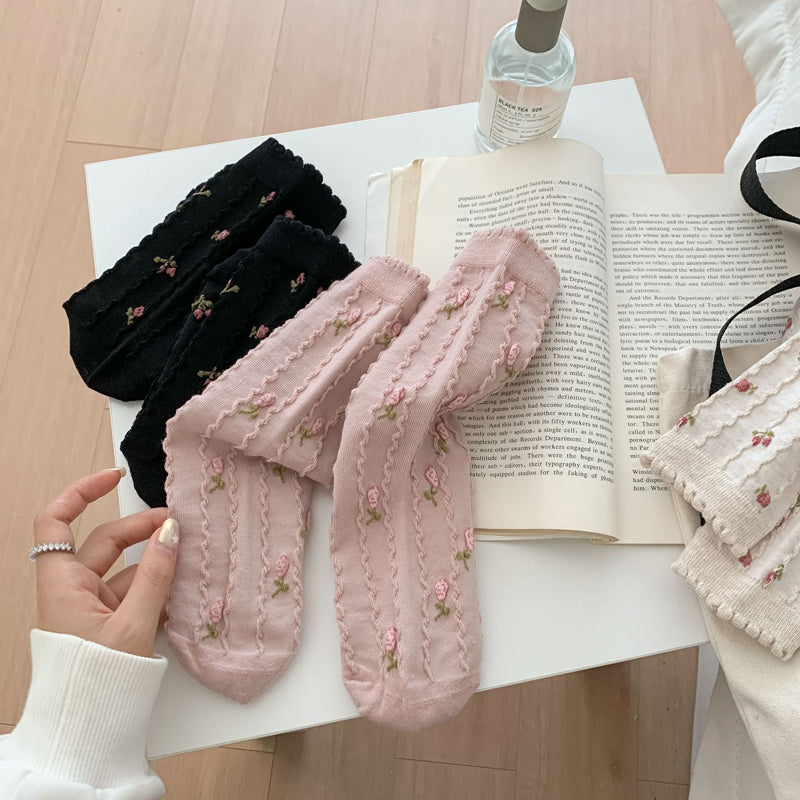 Casual Floral Socks