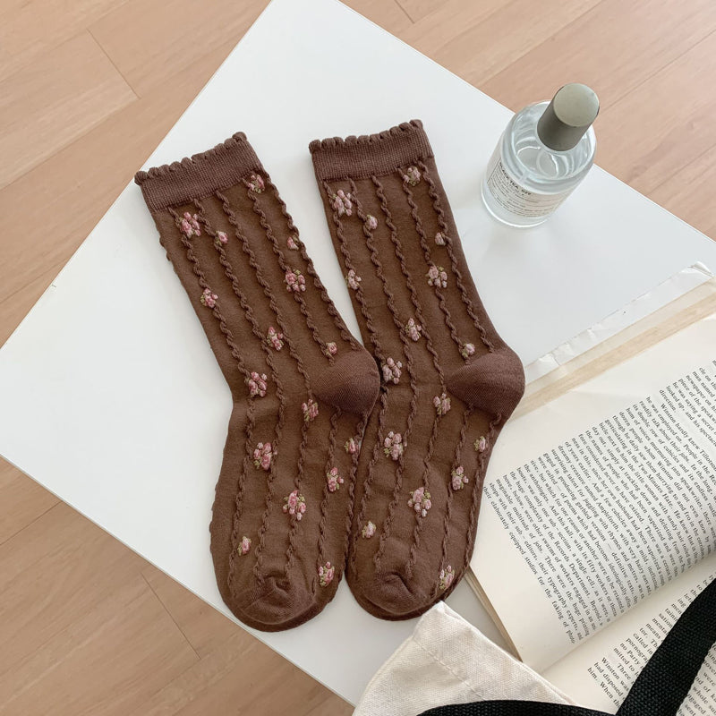 Casual Floral Socks