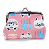 Cat Print Coin Purse