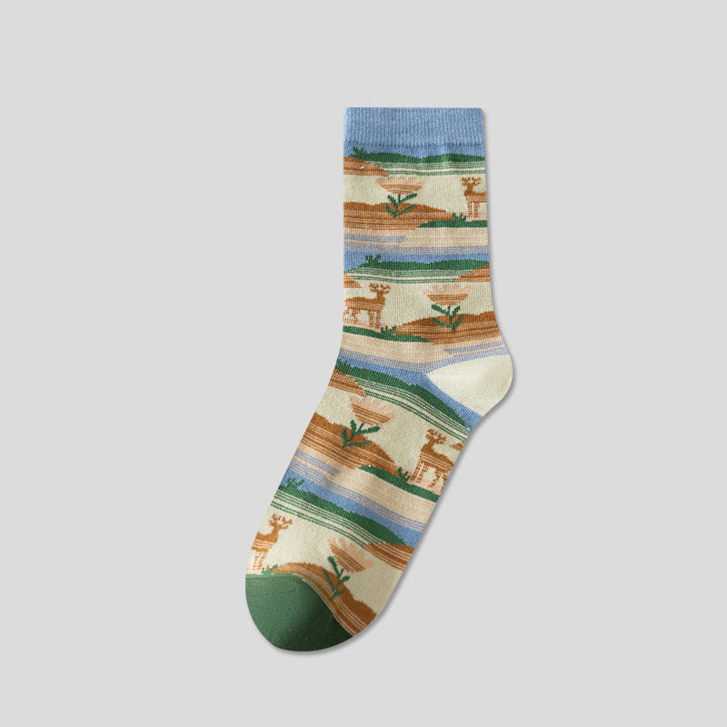 Vintage Casual Socks