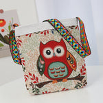 Owl Embroidered Casual Bag