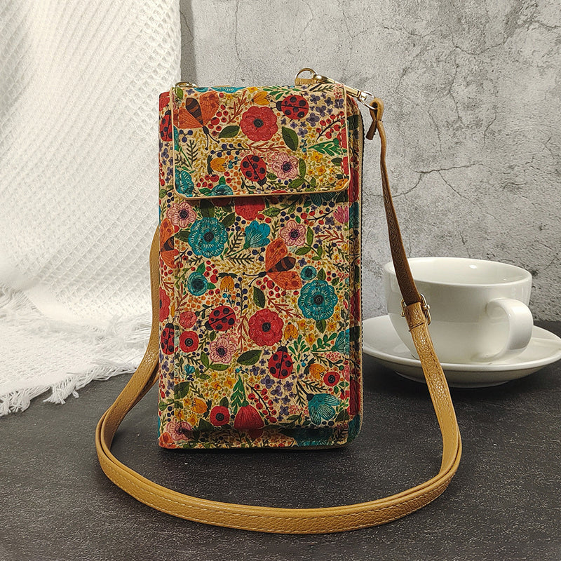 Vintage Floral Print Bag