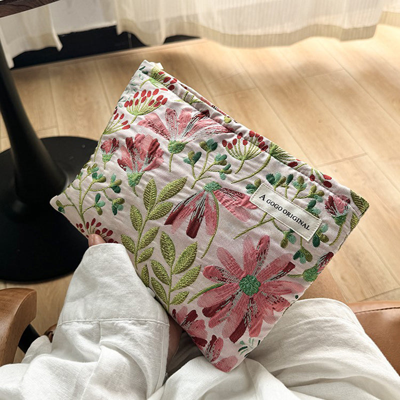 Vintage Flower Embroidered Bag