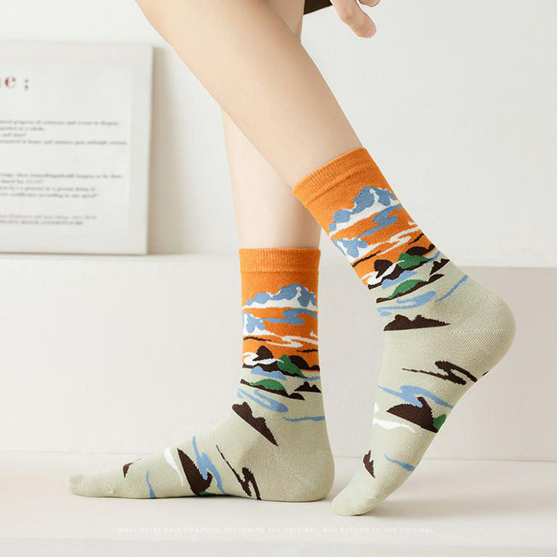 Vintage Casual Socks