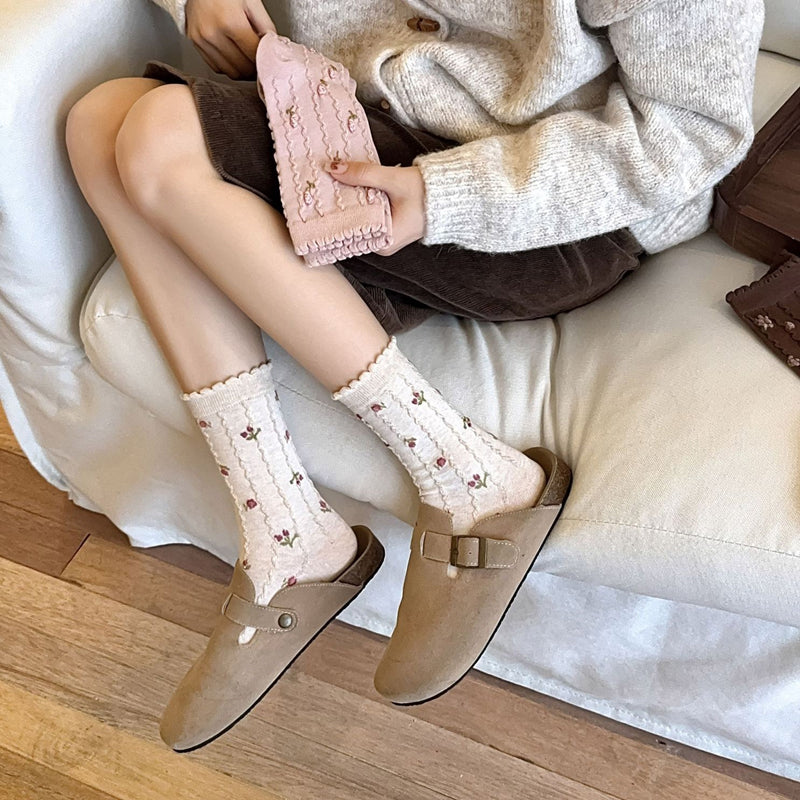 Casual Floral Socks