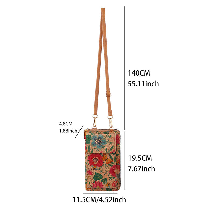 Vintage Floral Print Bag