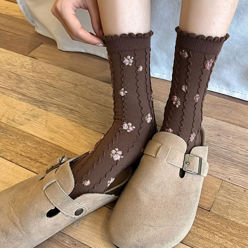 Casual Floral Socks
