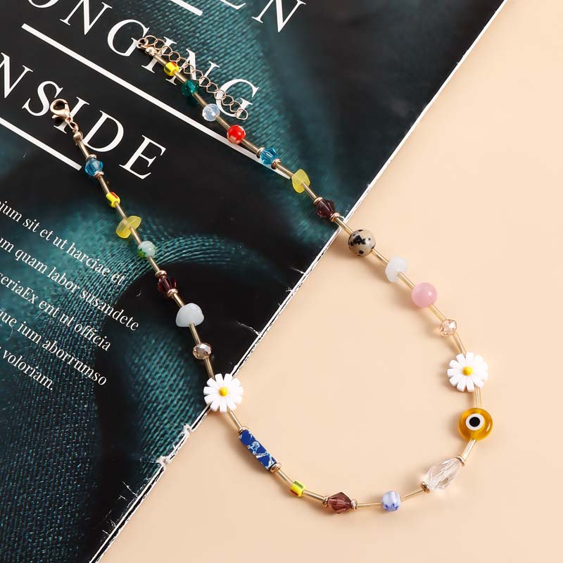 Bohemian Colourful Beaded Necklace