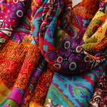 Vintage Ethnic Print Scarf