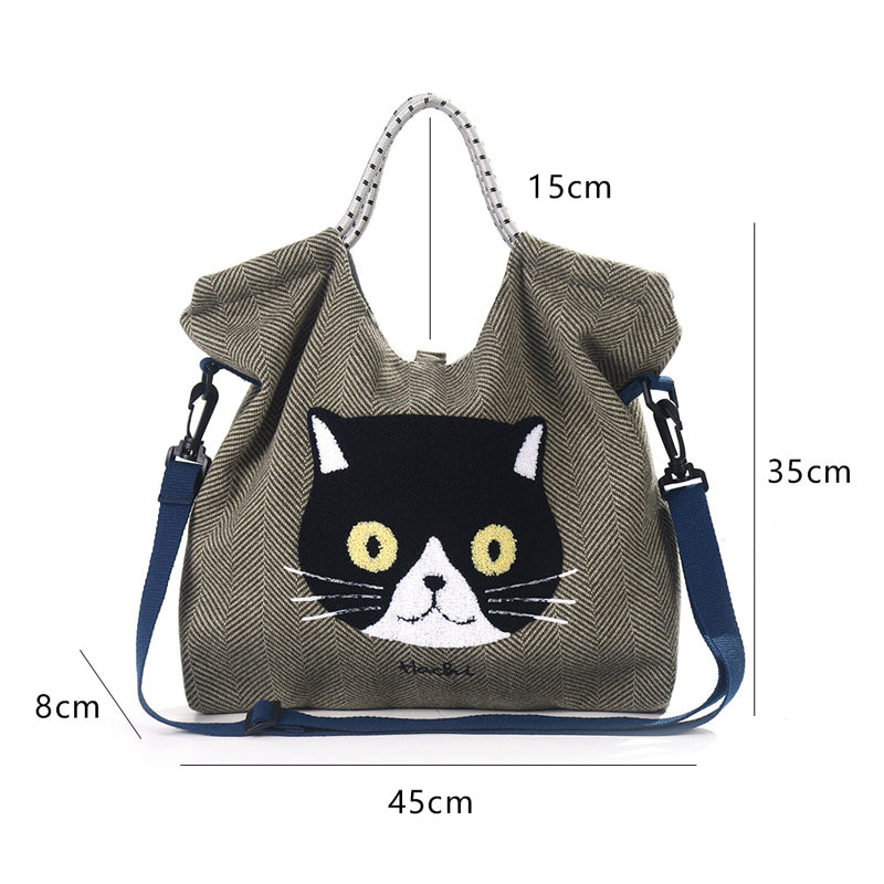 Casual Cat Pattern Bag – Susan Julie