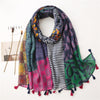 Vintage Colour Block Scarf