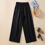 【Cotton And Linen】Casual Wide Leg Trousers