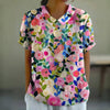 Colourful Floral Print Blouse