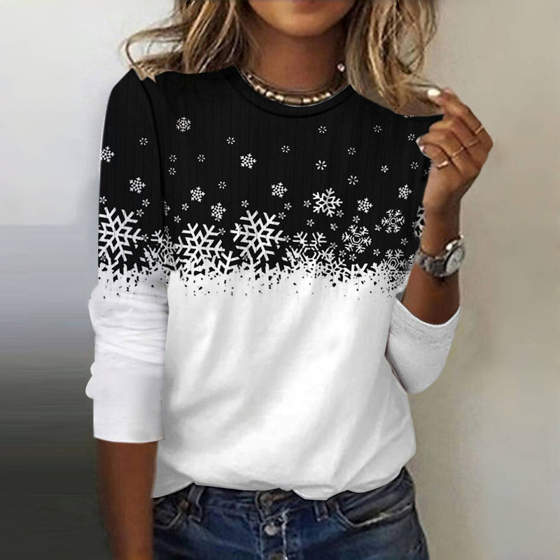 Casual Snowflake T-Shirt