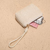 Vintage Straw Coin Purse