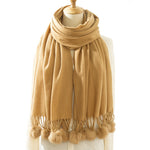 Solid Colour Warm Scarf