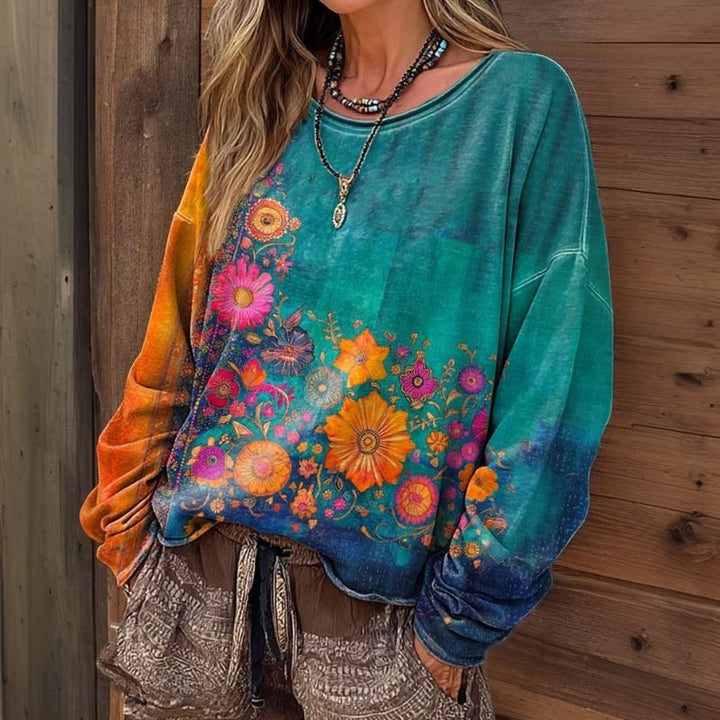 Casual Abstract Print T-Shirt