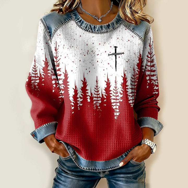 Casual Abstract Print T-Shirt