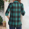 【Long Sleeve】Vintage Plaid Blouse