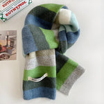 Colourful Striped Warm Scarf