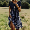Casual Floral Print Dress