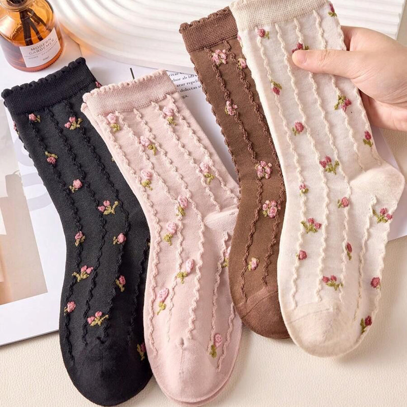 Casual Floral Socks