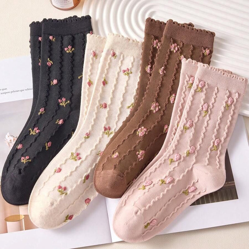 Casual Floral Socks