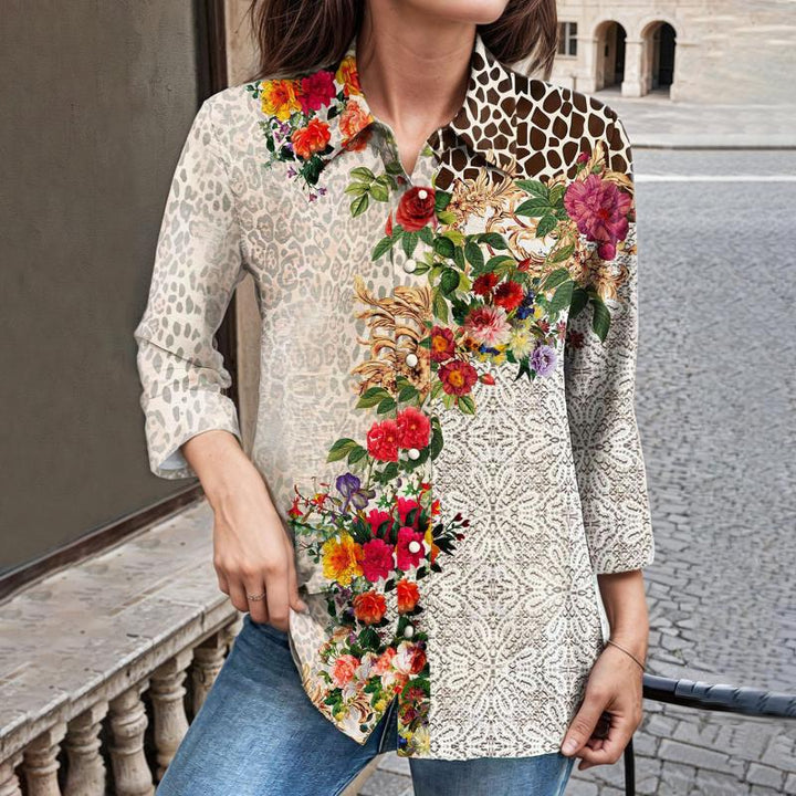 Casual Abstract Print T-Shirt