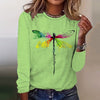 Casual Dragonfly Print T-Shirt