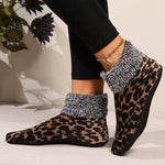 Leopard Print Warm Socks