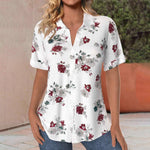 Casual Floral Print Blouse