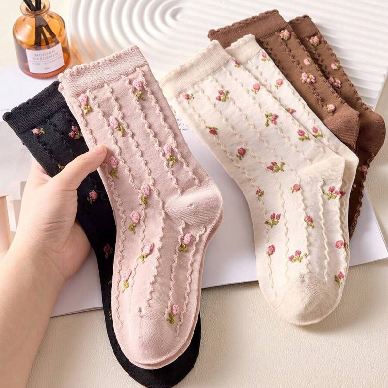 Casual Floral Socks